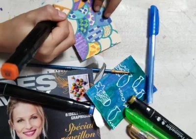 Atelier ATC animé par Guillemette Silvand